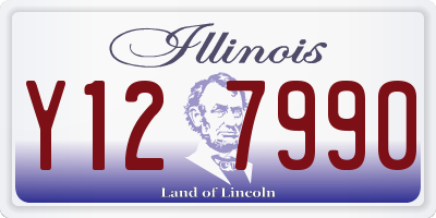IL license plate Y127990