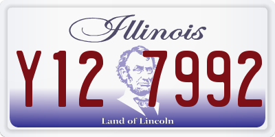 IL license plate Y127992