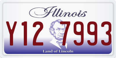 IL license plate Y127993