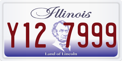 IL license plate Y127999