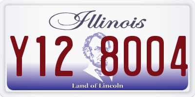 IL license plate Y128004