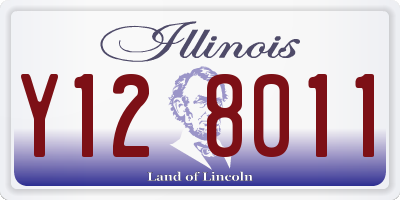 IL license plate Y128011