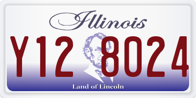 IL license plate Y128024