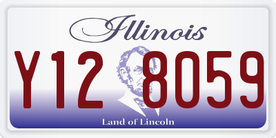 IL license plate Y128059