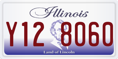 IL license plate Y128060
