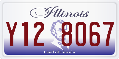 IL license plate Y128067