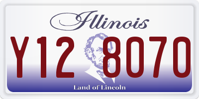 IL license plate Y128070