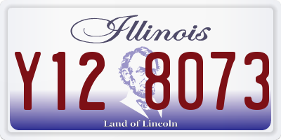 IL license plate Y128073