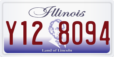 IL license plate Y128094