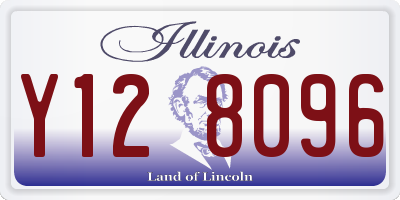 IL license plate Y128096