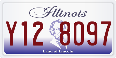 IL license plate Y128097