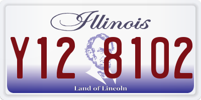 IL license plate Y128102