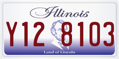 IL license plate Y128103