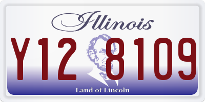 IL license plate Y128109