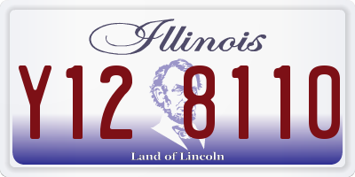 IL license plate Y128110