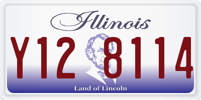 IL license plate Y128114