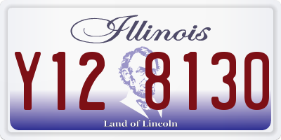 IL license plate Y128130