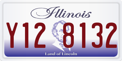 IL license plate Y128132