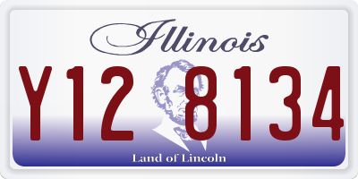 IL license plate Y128134