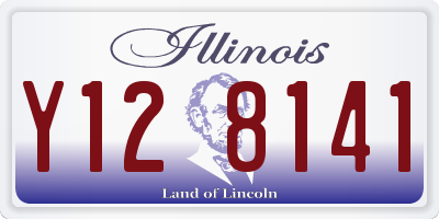 IL license plate Y128141