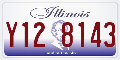 IL license plate Y128143