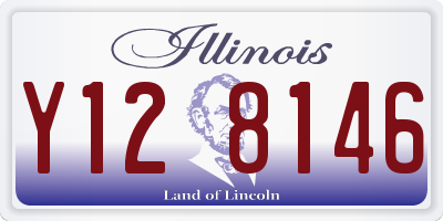 IL license plate Y128146