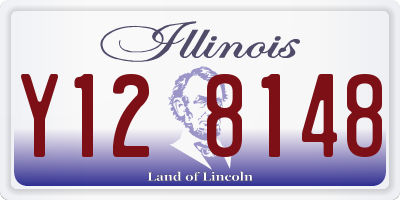 IL license plate Y128148