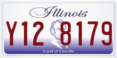IL license plate Y128179