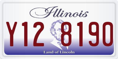 IL license plate Y128190