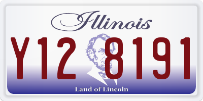 IL license plate Y128191