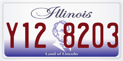 IL license plate Y128203