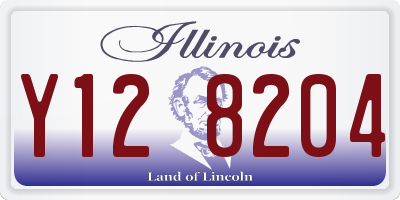 IL license plate Y128204
