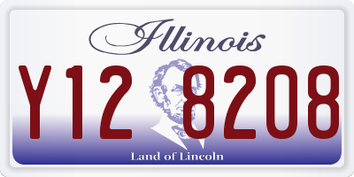 IL license plate Y128208