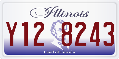 IL license plate Y128243
