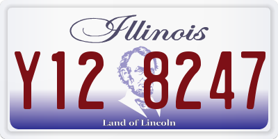 IL license plate Y128247