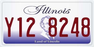 IL license plate Y128248