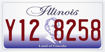 IL license plate Y128258