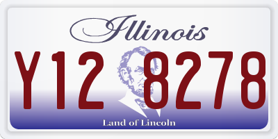IL license plate Y128278