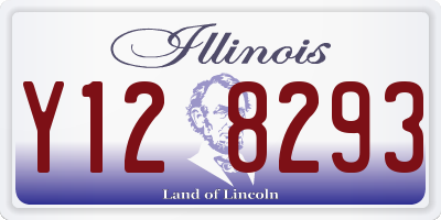 IL license plate Y128293
