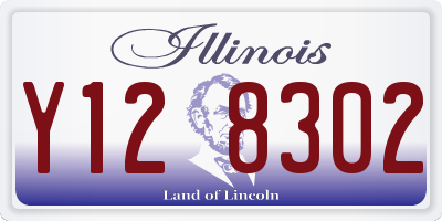 IL license plate Y128302