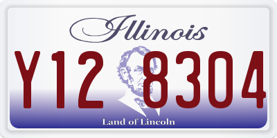 IL license plate Y128304