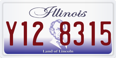 IL license plate Y128315