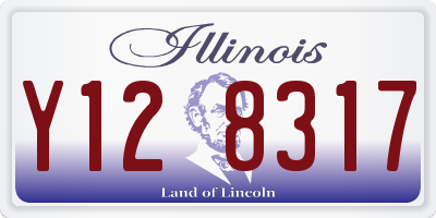 IL license plate Y128317