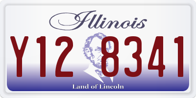 IL license plate Y128341