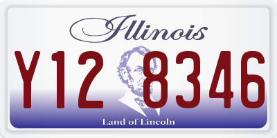 IL license plate Y128346