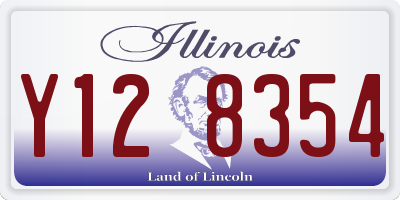 IL license plate Y128354