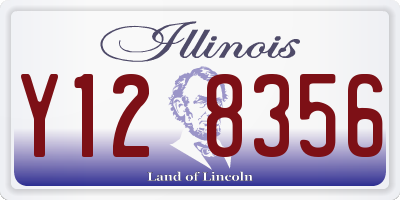 IL license plate Y128356