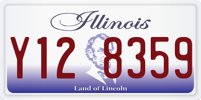 IL license plate Y128359