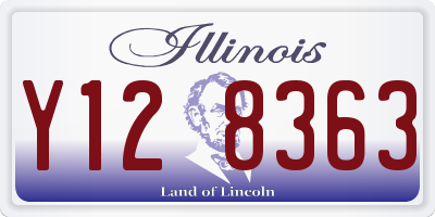 IL license plate Y128363
