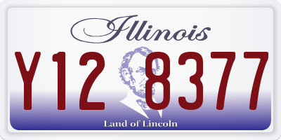 IL license plate Y128377